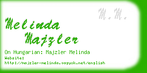 melinda majzler business card